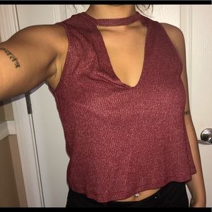 Maroon Top